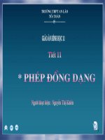 phep dong dang