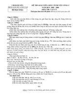 Đề thi GVG  Vât Lý