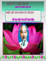 Thi kể chuyên về Hồ Chí Minh