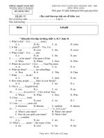 De khao sat dau nam Đ2