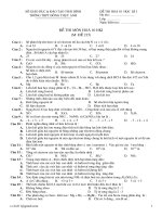 đề KT chất lượng 10 - KHTN