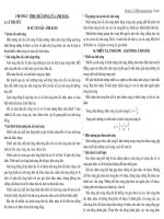 ÔN TẬP CHƯƠNG SÓNG ÁNH SÁNG