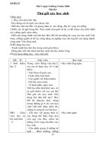 Giáo án lớp 5 ky 1 đủ các môn