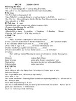 CHỦ ĐỀ TỰ CHỌN ANH 9