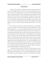 Nâng cao hiệu quả hoạt động trong  công tác kế toán thành phẩm, tiêu thụ thành phẩm và xác định kết quả bán hàng của Tổng Công Ty Cổ Phần Bia-Rượu- Nước Giải Khát Hà Nội