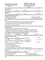 Đề thi HK I (Nâng cao)