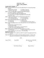 kiểm tra 1 tiết hk2-dia 10-mới