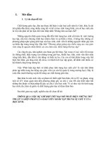 LÝ DO CHỌN de tai ttgd: