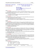 Đề thi học sinh giỏi quốc gia năm 2007