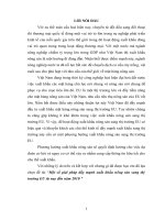 Một số giải pháp đẩy mạnh xuất khẩu nông sản sang thị trường EU từ nay đến năm 2010 