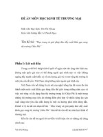 Một số biện pháp kinh tế mở rộng và thức đẩy xuất khẩu gạo sang thị trường Châu Phi