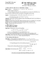 Thi Thử ĐH 08-09 THPT4 Thọ Xuân