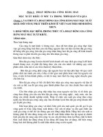 MỘT SỐ  KIẾN NGHỊ NHẰM ĐẨY MẠNH KIM NGẠCH HÀNG MAY MẶC XUẤT KHẨU TẠI CÔNG TY PROSIMEX