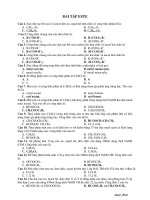 Bai tap co ban ve este