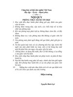 Nội qui phong máy