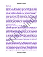 Nguồn gốc và những ngày đầu lịch sử