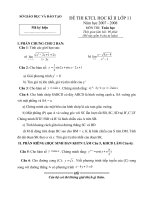 De thi cuoi nam toan 11