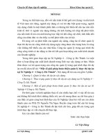 Một số giải pháp hoàn thiện quản lý thực thi dự án tại Xí Nghiệp 4 – Công ty Hà Thành