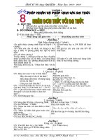 ĐẠI SỐ 8-TIẾT 1-21
