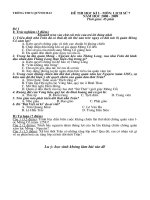 Đề thi học kì 1 (Sử 7)