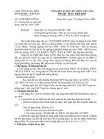 Công văn số 10945/BGDĐT-GDTrH ngày 27/11/2008