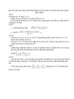 ĐỀ THI THỬ ĐẠI HỌC 07-08