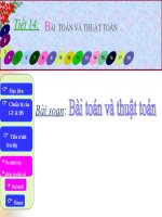 bài toán và thuật toán