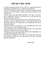 noi quy hoc sinh tieu hoc