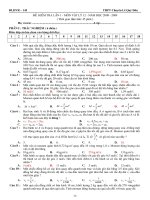 Đề kiểm tra chương 1VL 12 NC- có ĐA