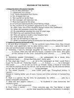 REVISION OF THE PASSIVE