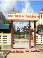 Trình bày một mẫu số liệu 10NC