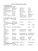E10 UNIT 4: TV, NP, BT