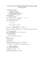 on thi 10 - Đồng nhất đa thức