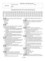 De KT trac nghiem tiet 21