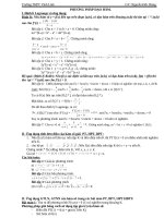 Các bai toan wngs dụng đạo hàm