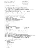 Một số đề KT Sinh 6