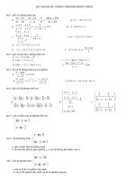 phuong trinh va he phuong trinh bac nhat