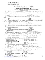 đề thi thử đai học -2007