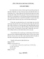 nhân cách con người trong cơ chế thị trường