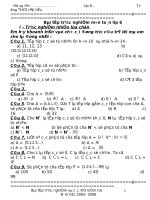 BÀI TẬP TRẮC NGHIỆM VÀ CÁC ĐỀ KIỂM TRA 8TUẦN LỚP 6