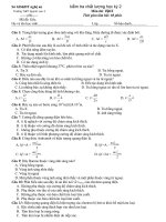 Câu hỏi trắc nghiệm Vật Lý_3