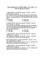 BT PHÂN BIỆT VC-CHUẨN ĐỘ DD- SKG