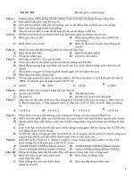 ÔN TẬP BỔ TRỢ SINH HỌC 4