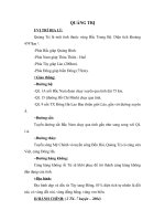 Một số thông tin về Quảng Trị