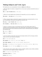 Making Subjects and Verbs Agre1.doc