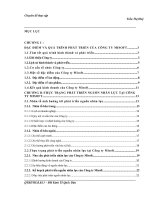 Đào tạo và phát triển Nguồn nhân lực tại Công ty CP Phát triển Phần mềm và Hỗ trợ Công nghệ MISOFT