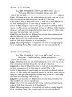 Bài thi tổng hợp cuối năm khảo sát HSG Ngữ Văn 6