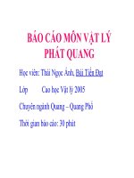 Vat ly phat quang