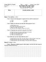 Đề kiểm tra GDCD 6 Kì II