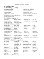 E10 UNIT 2: TV, NP, BT